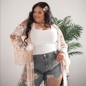 Forever 21 Plus size lace duster
